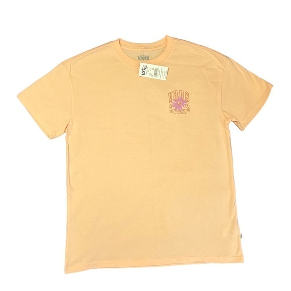 Vans Flower Balance Oversized Tee. Size: XS Color: Tropical Peach - Picture 7 of 8